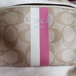Coach Small Cosmetic Bag in Signature Print